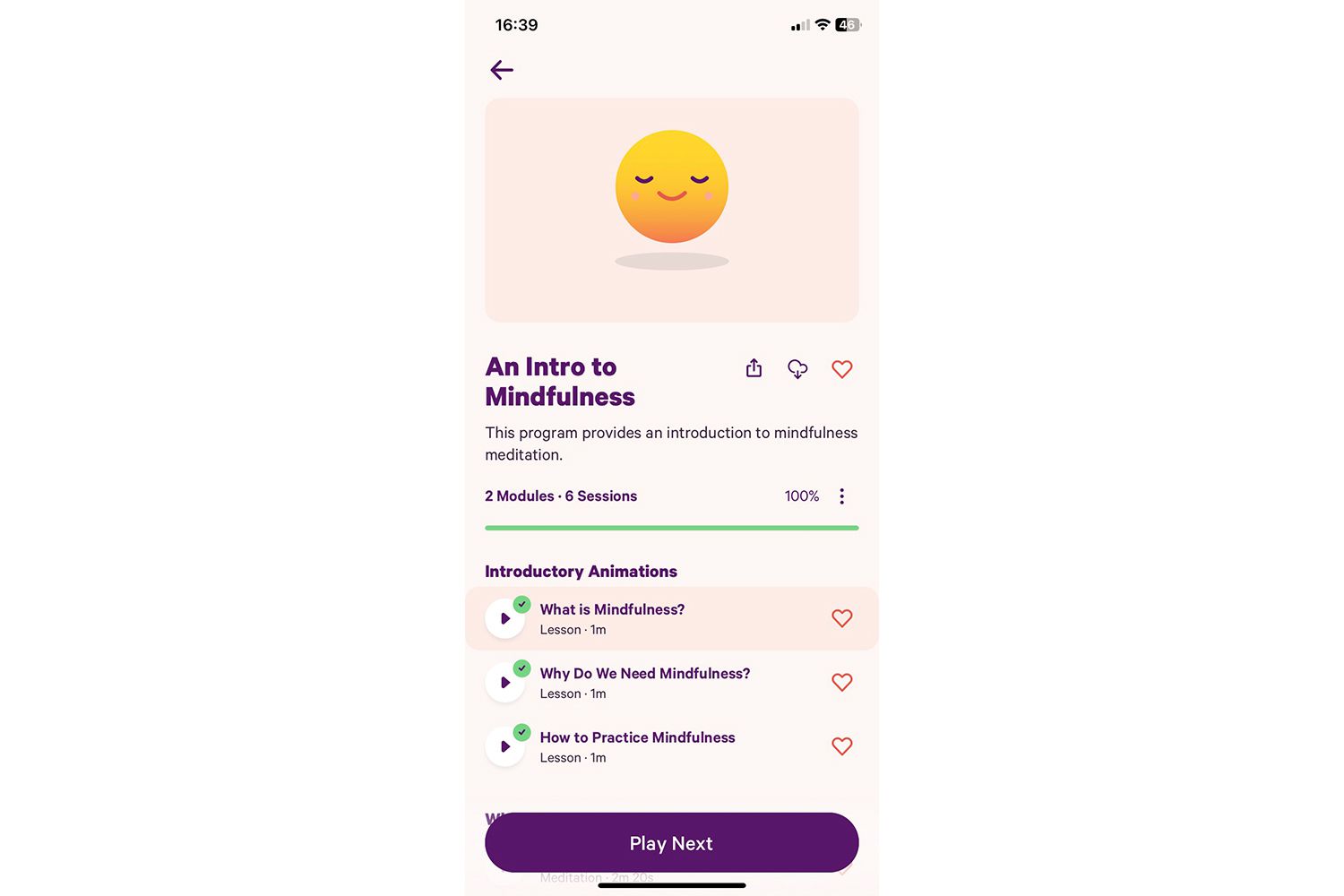 Application Smiling Mind